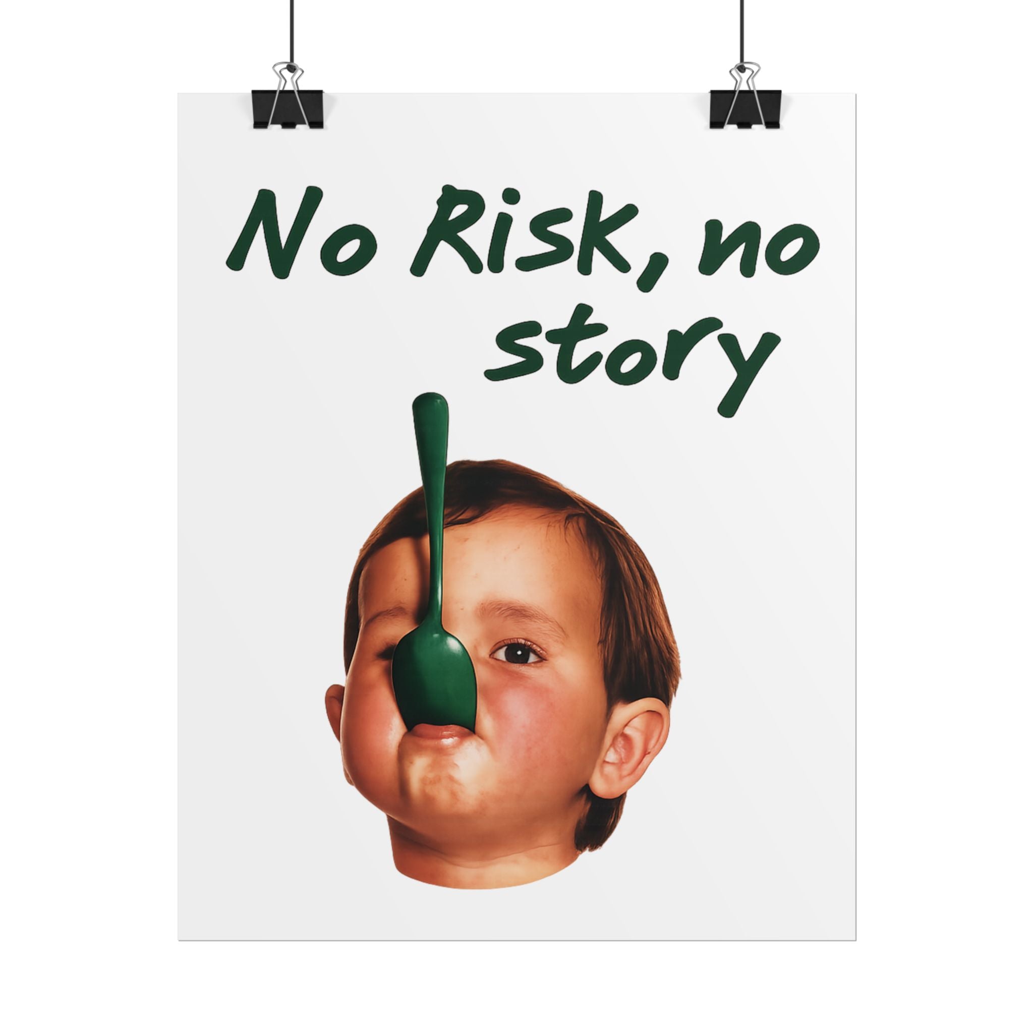 Poster No Risk, No Story – Green Edition