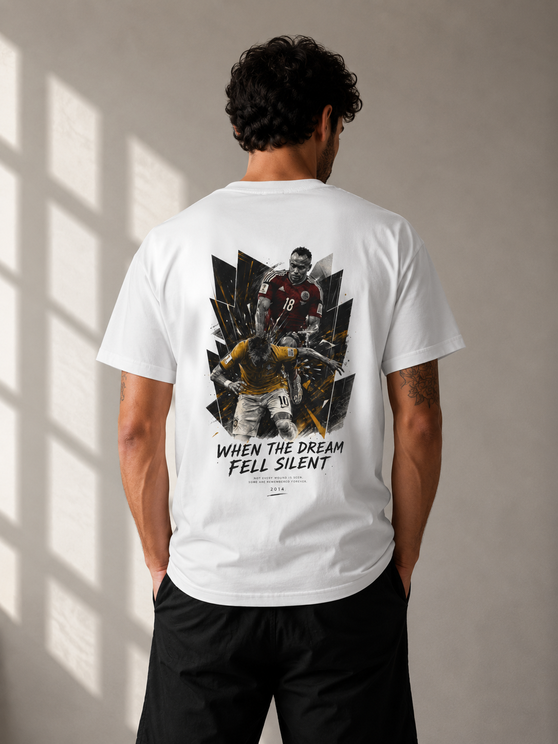 T-shirt Football Brésil 2014 – When The Dream Fell Silent