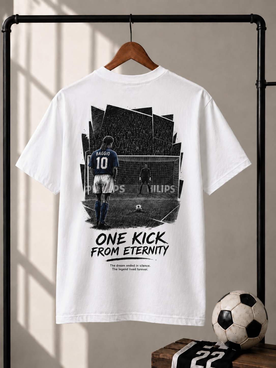T-shirt Roberto Baggio 1994 – One Kick From Eternity.
