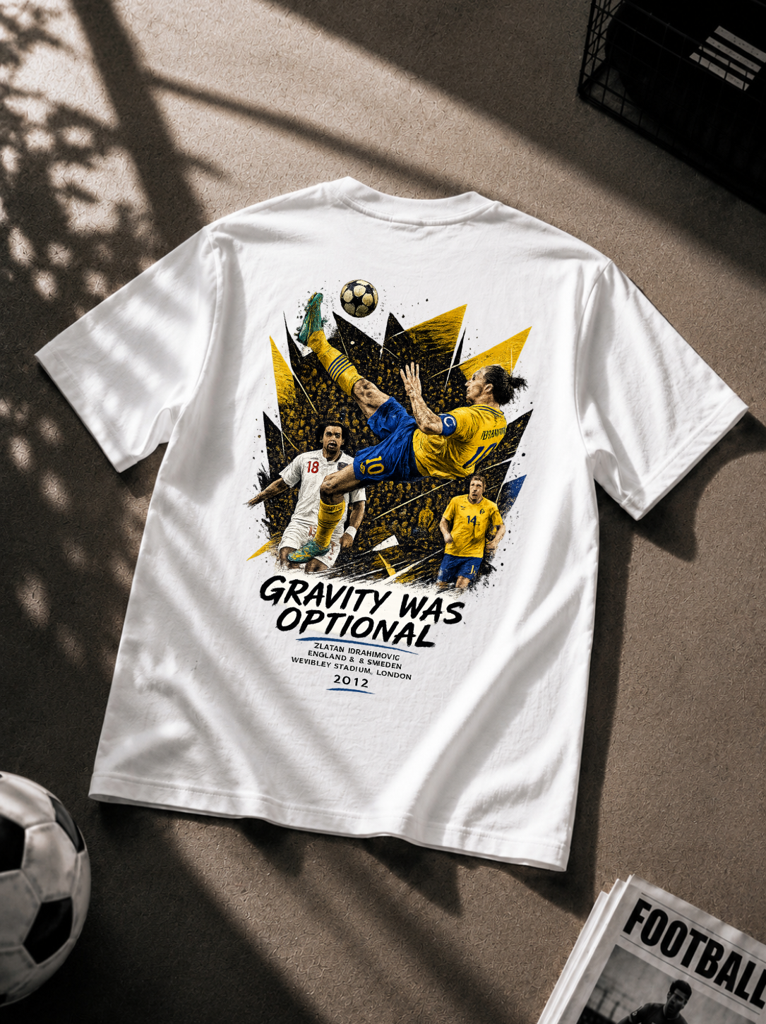 T-shirt Zlatan Ibrahimović 2012 – Gravity Was Optional