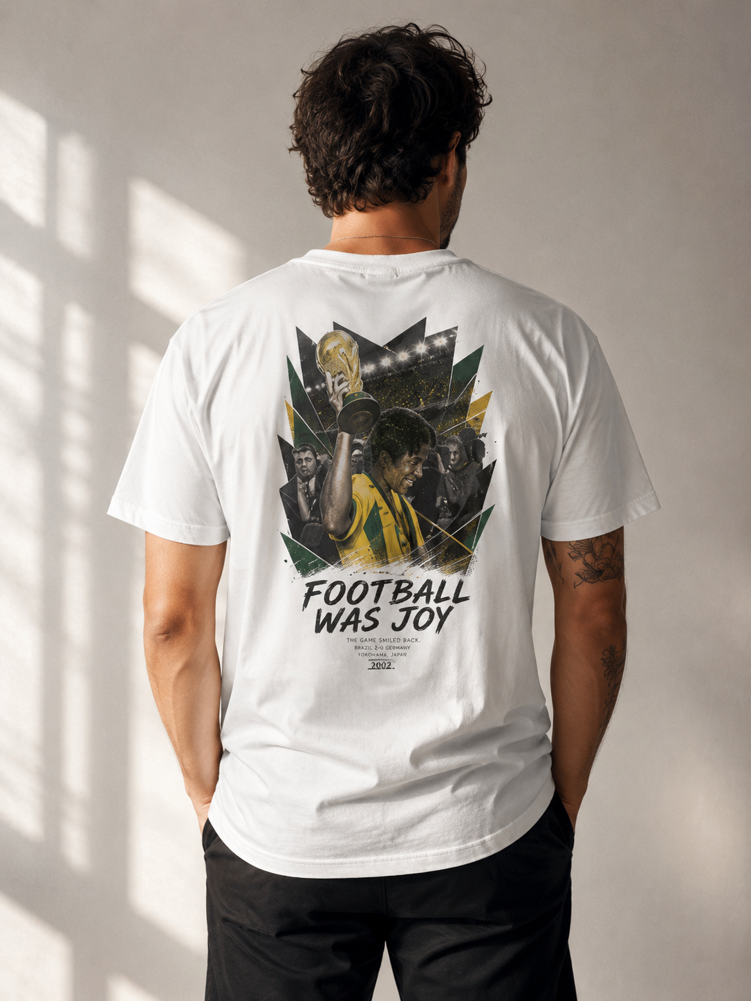 T-shirt Ronaldinho — Football Was Joy 2002