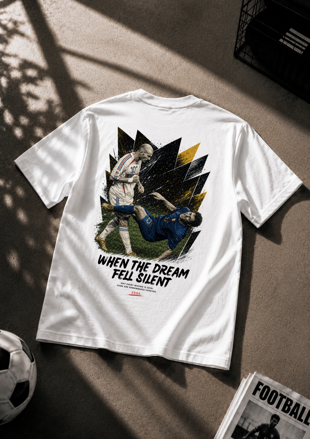 T-shirt Zidane Materazzi 2006 – Football Vintage