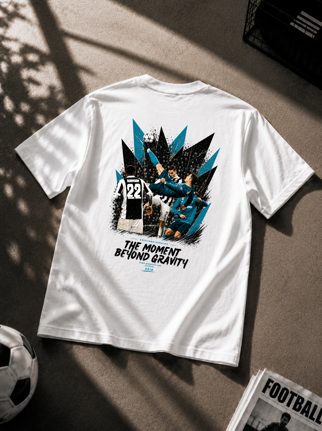 T-shirt Cristiano Ronaldo — The Moment Beyond Gravity 2018