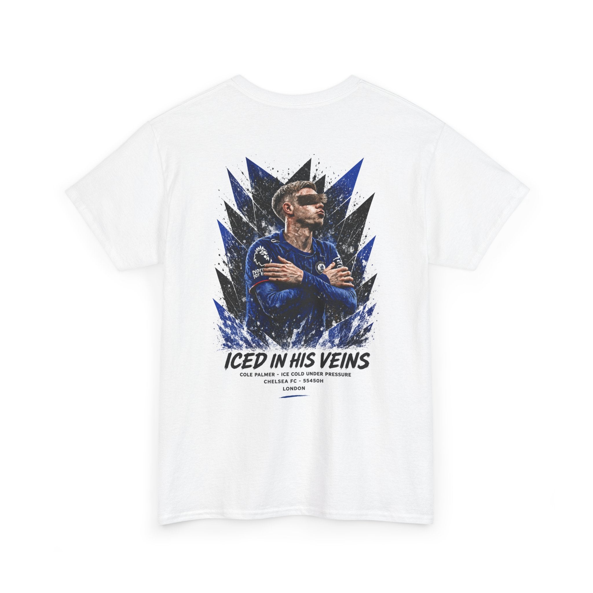 T-shirt Cole Palmer “Iced In His Veins” – Chelsea FC – White Edition